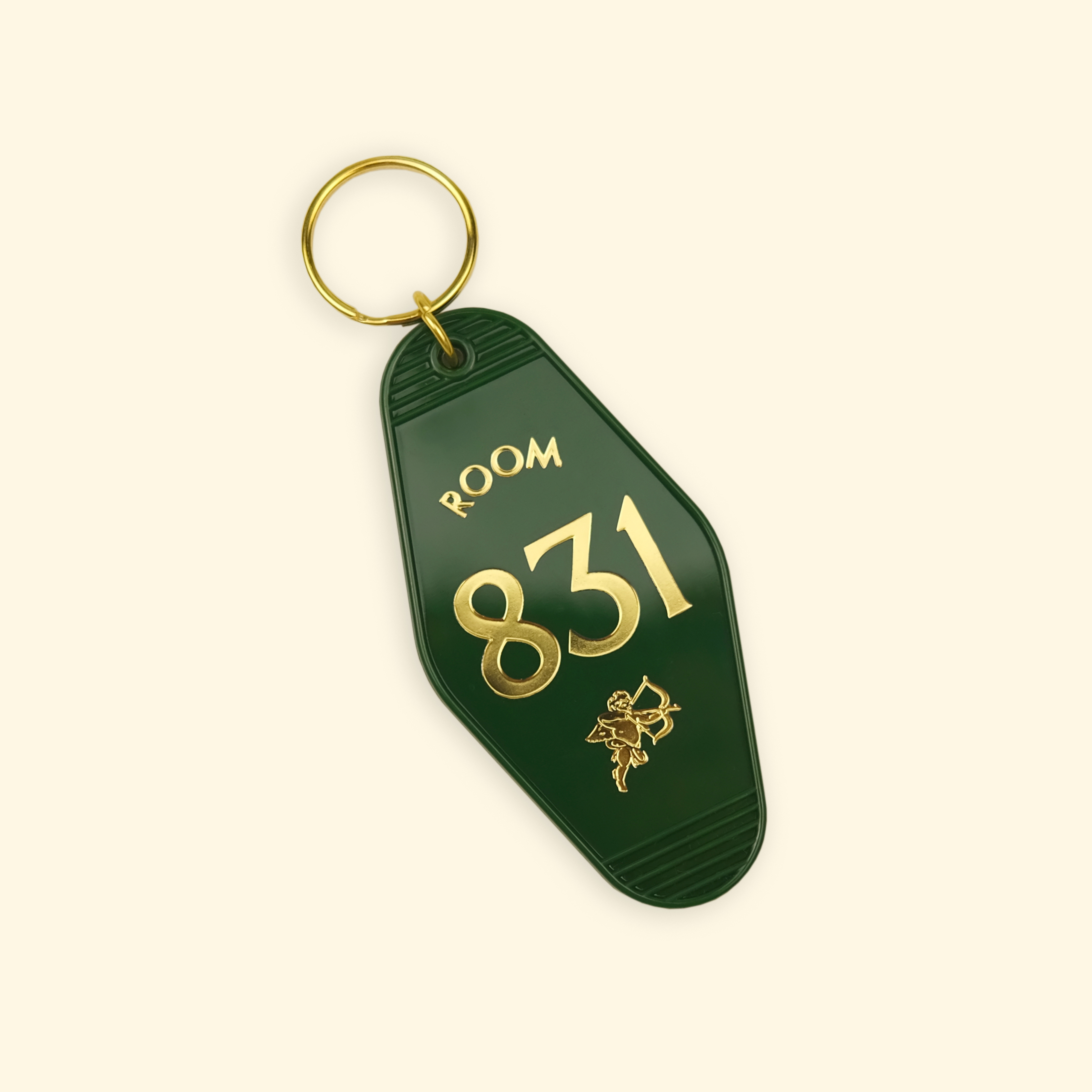 Only One Bed Keychain in Green