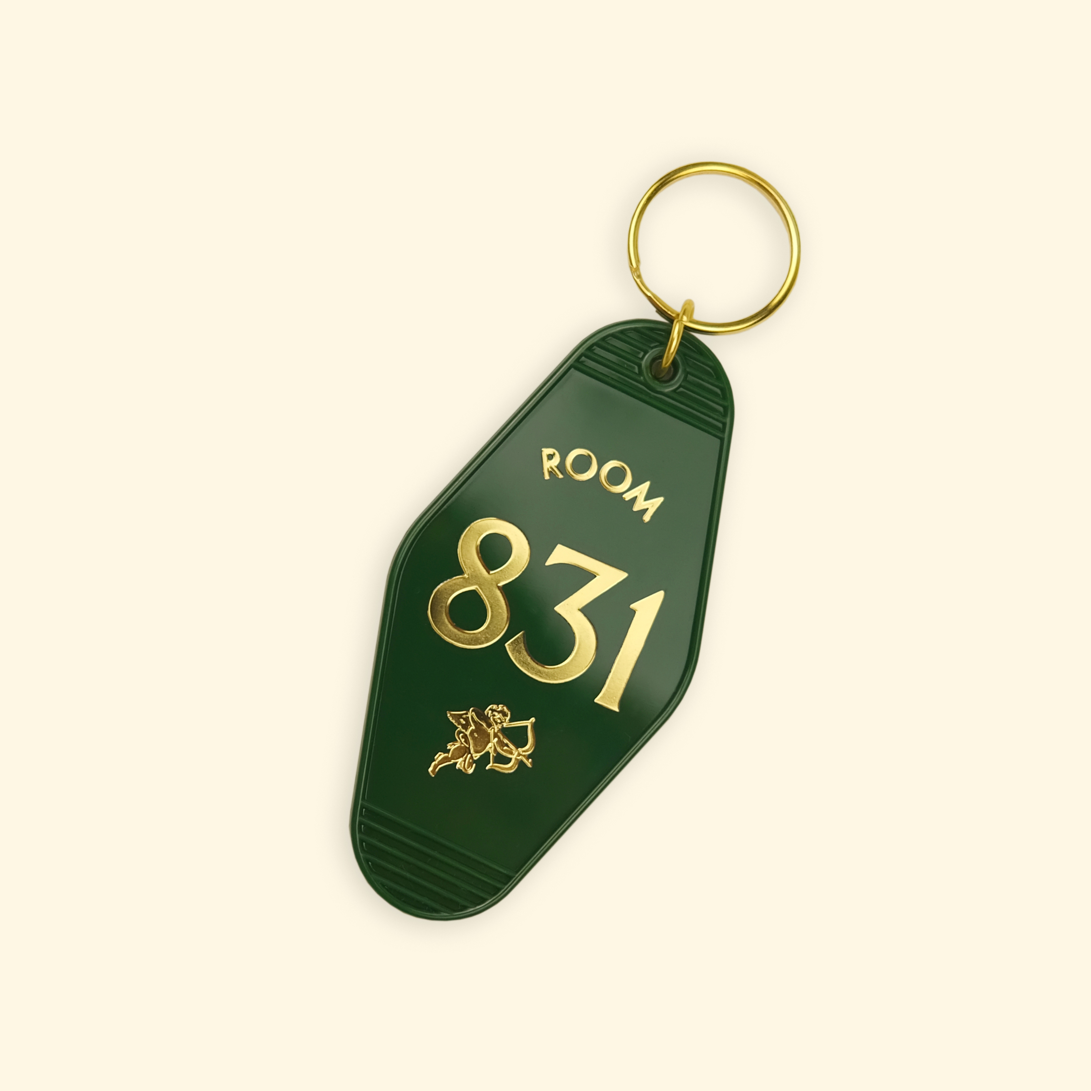 Only One Bed Keychain in Green