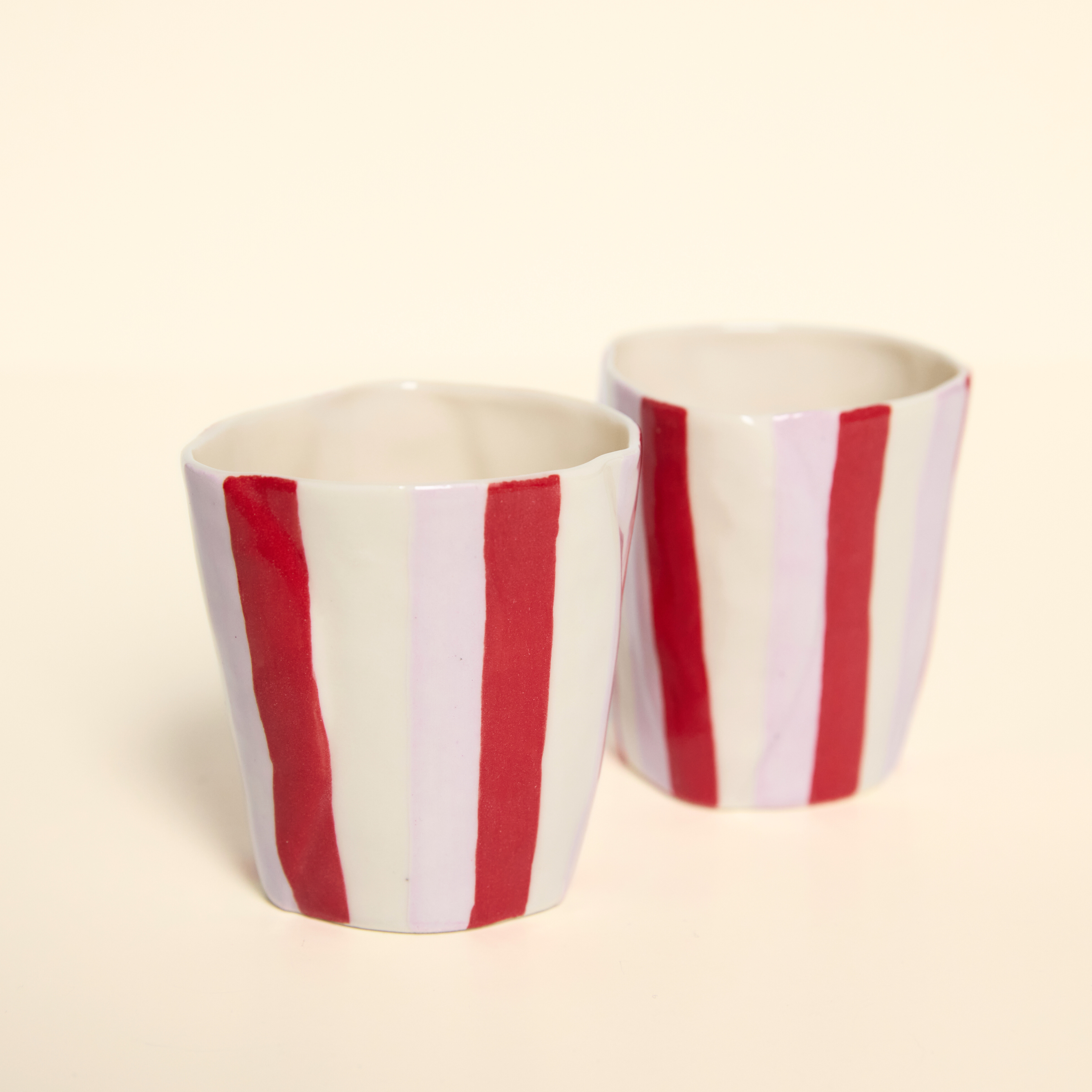 Striped Porcelain Willa Wine Cup