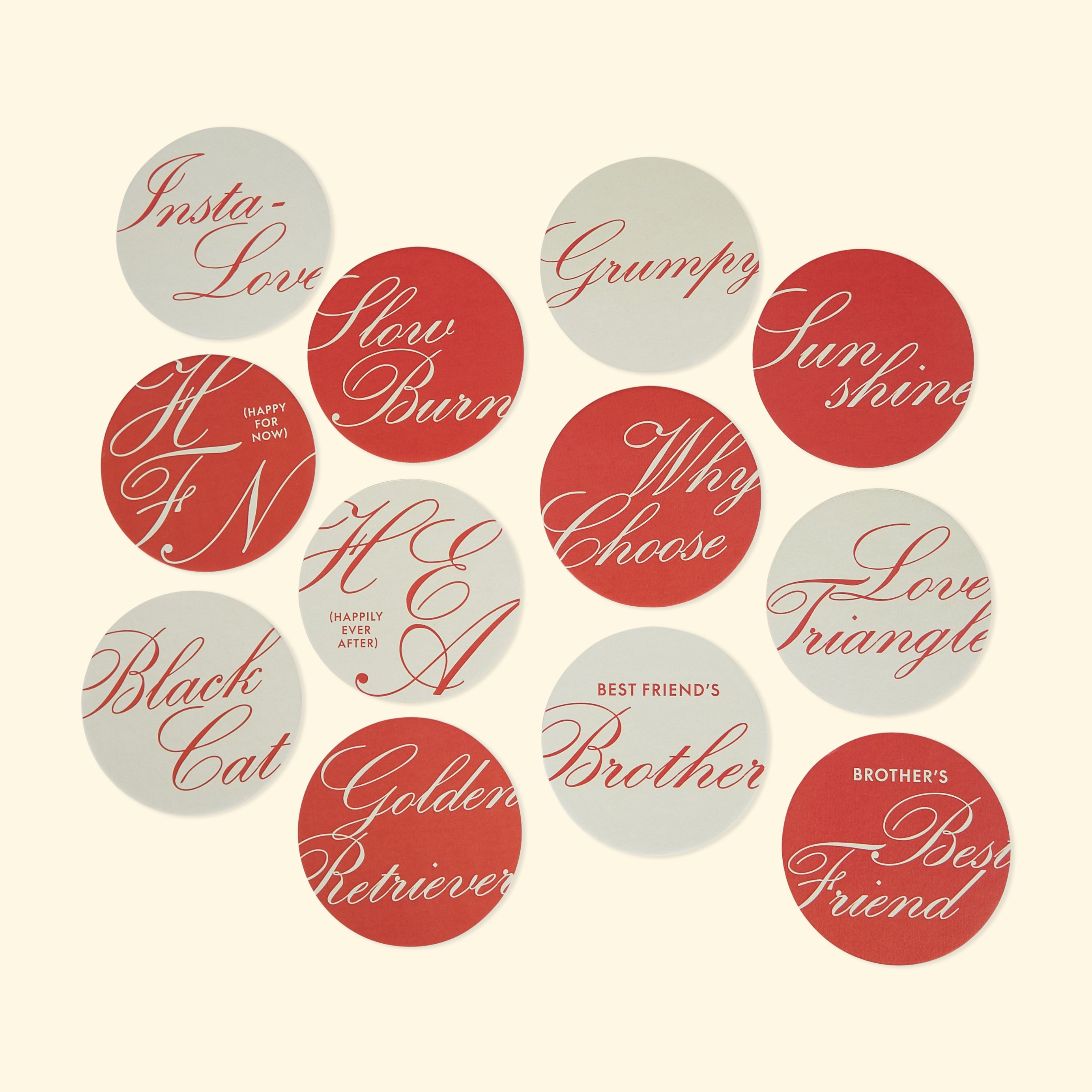 Reversible Trope Coaster Set