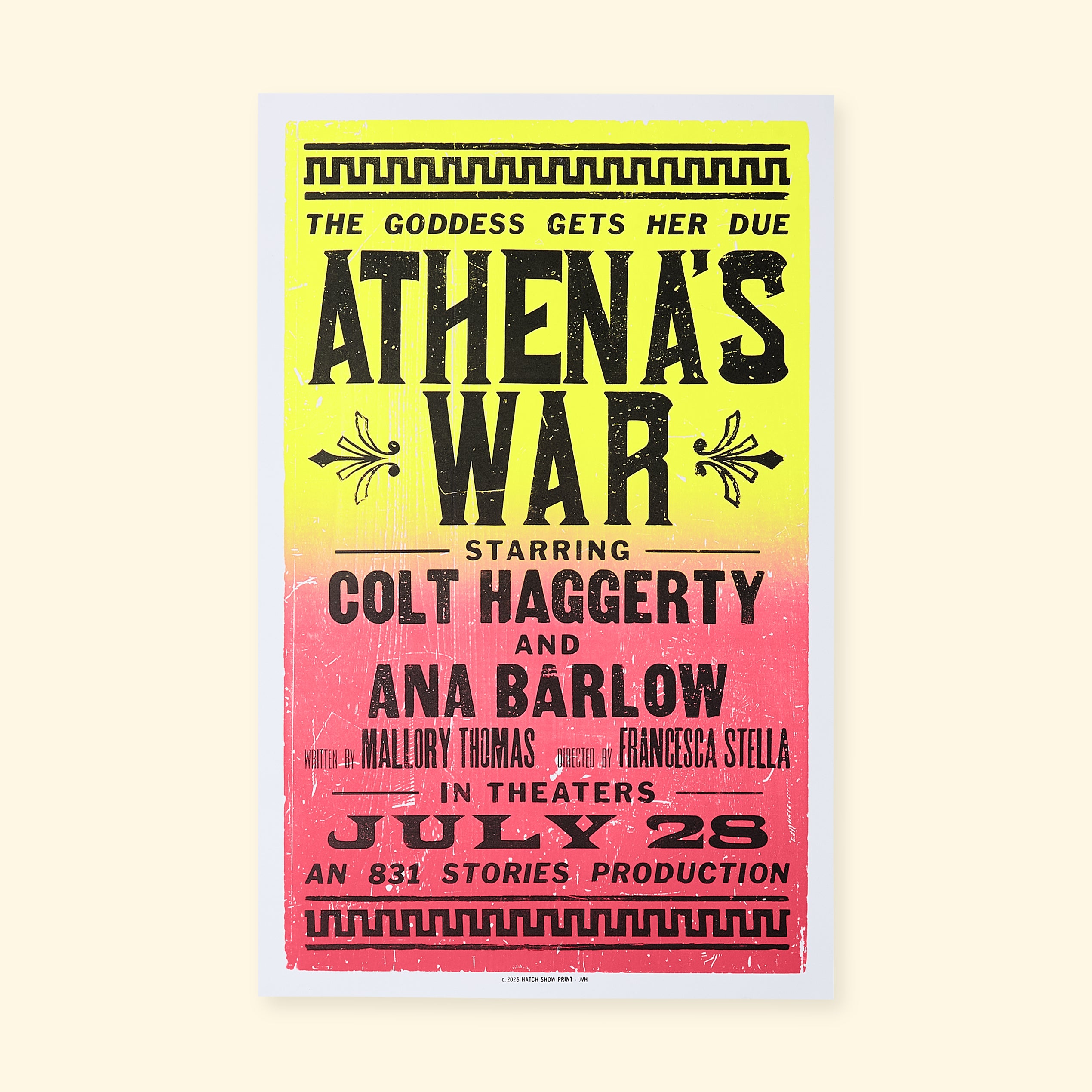 Athena's War Movie Poster