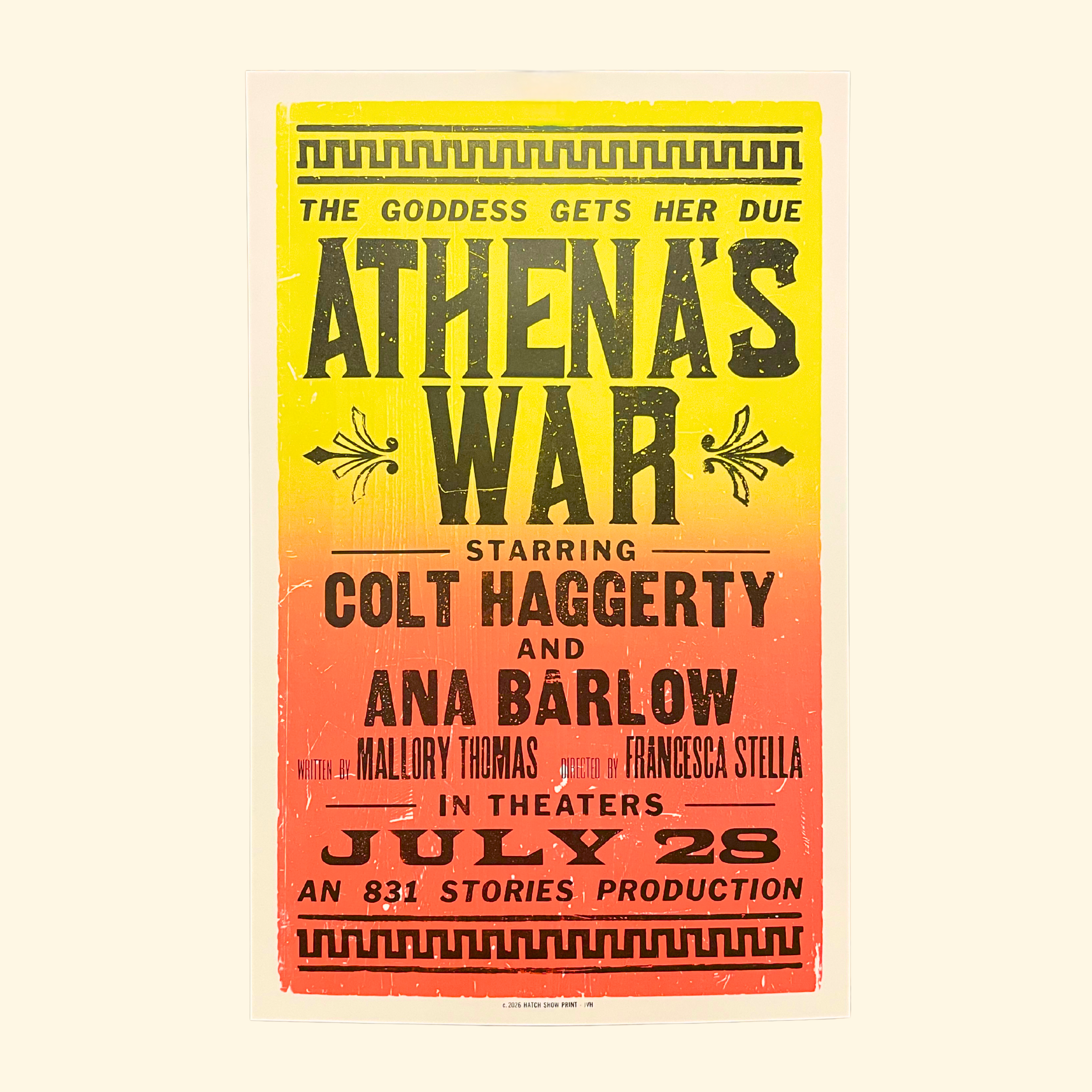 Athena's War Movie Poster