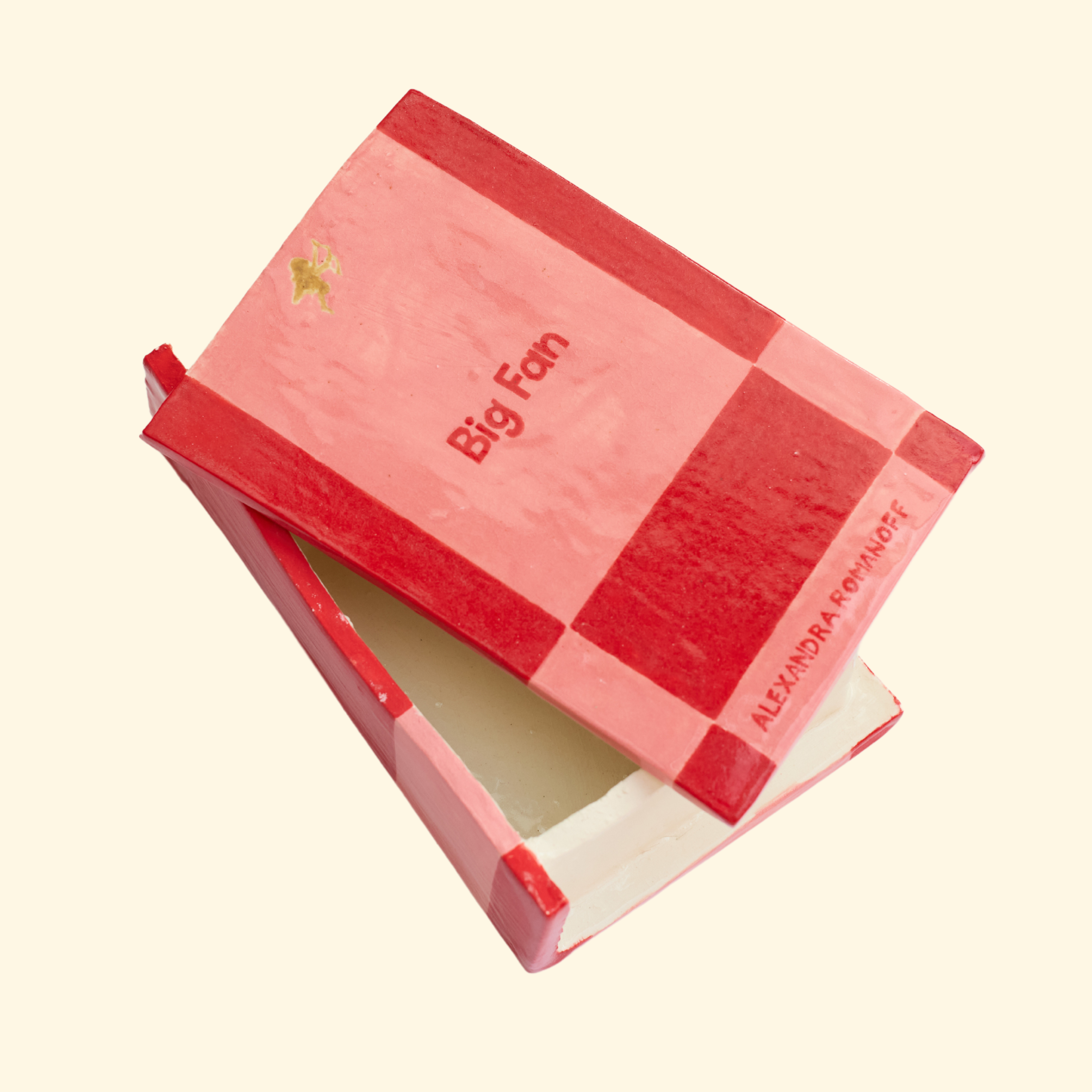 Big Fan Ceramic Book Box by Catie Curry for 831 Stories