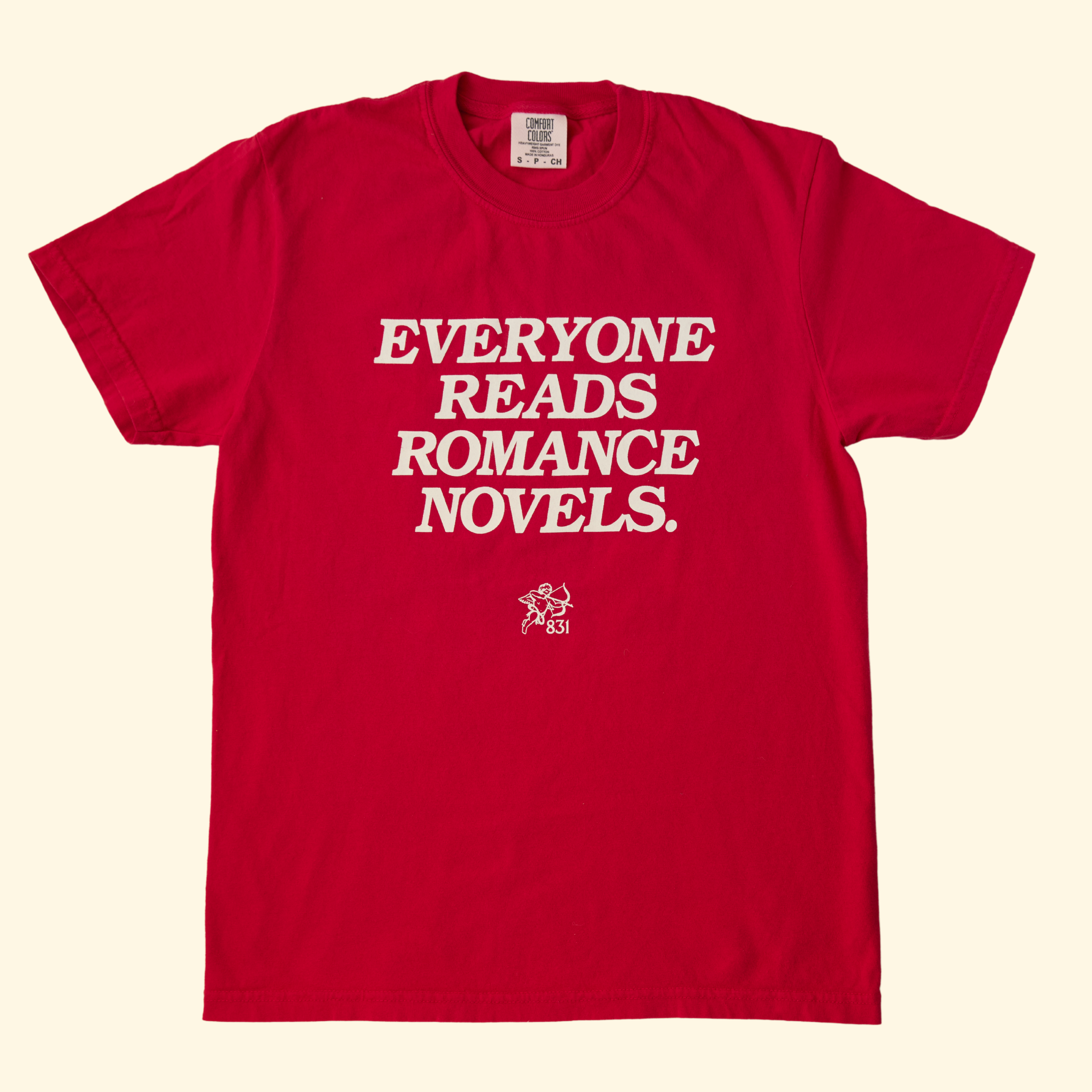 Everyone Reads Romance Novels T-Shirt in Red