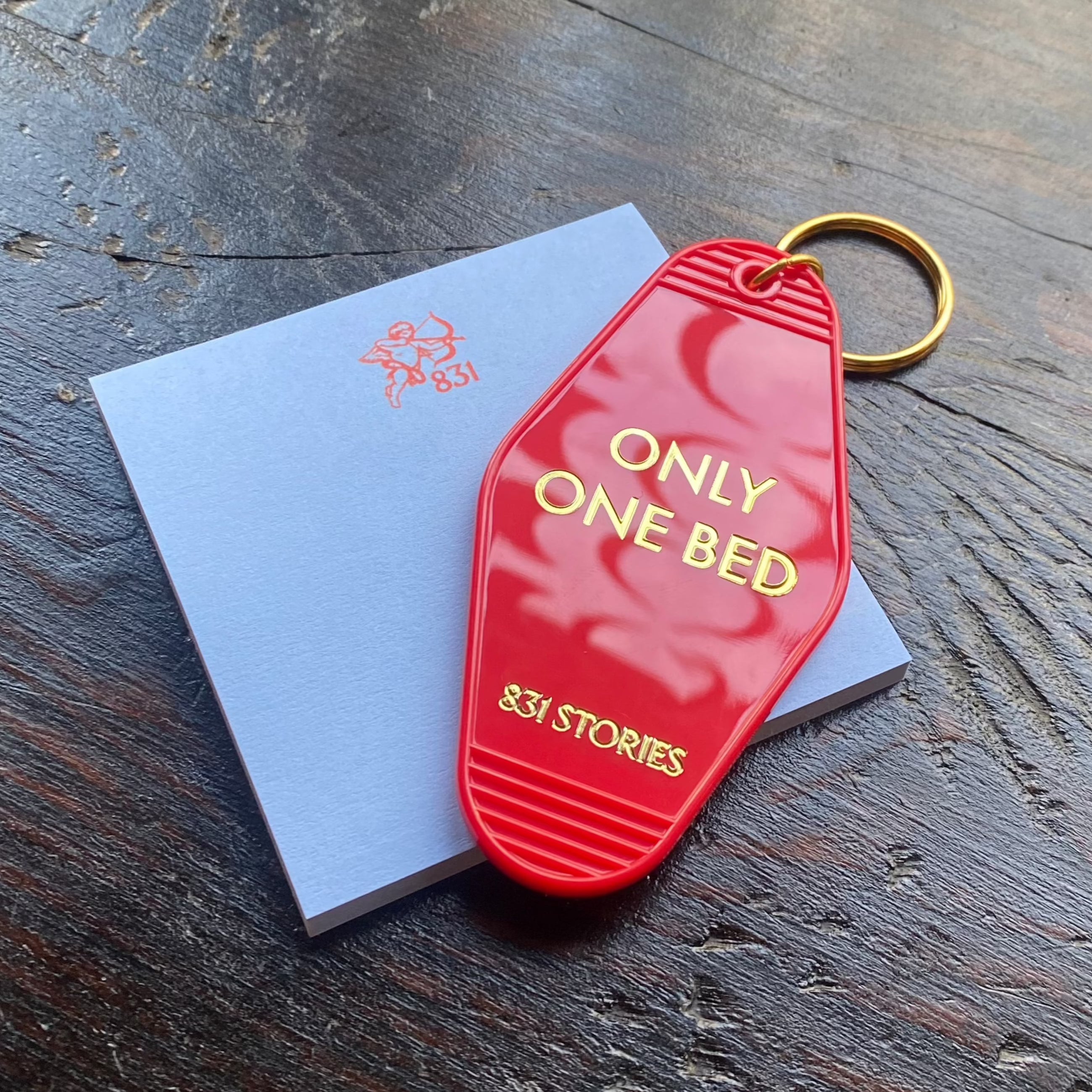 Only One Bed Keychain