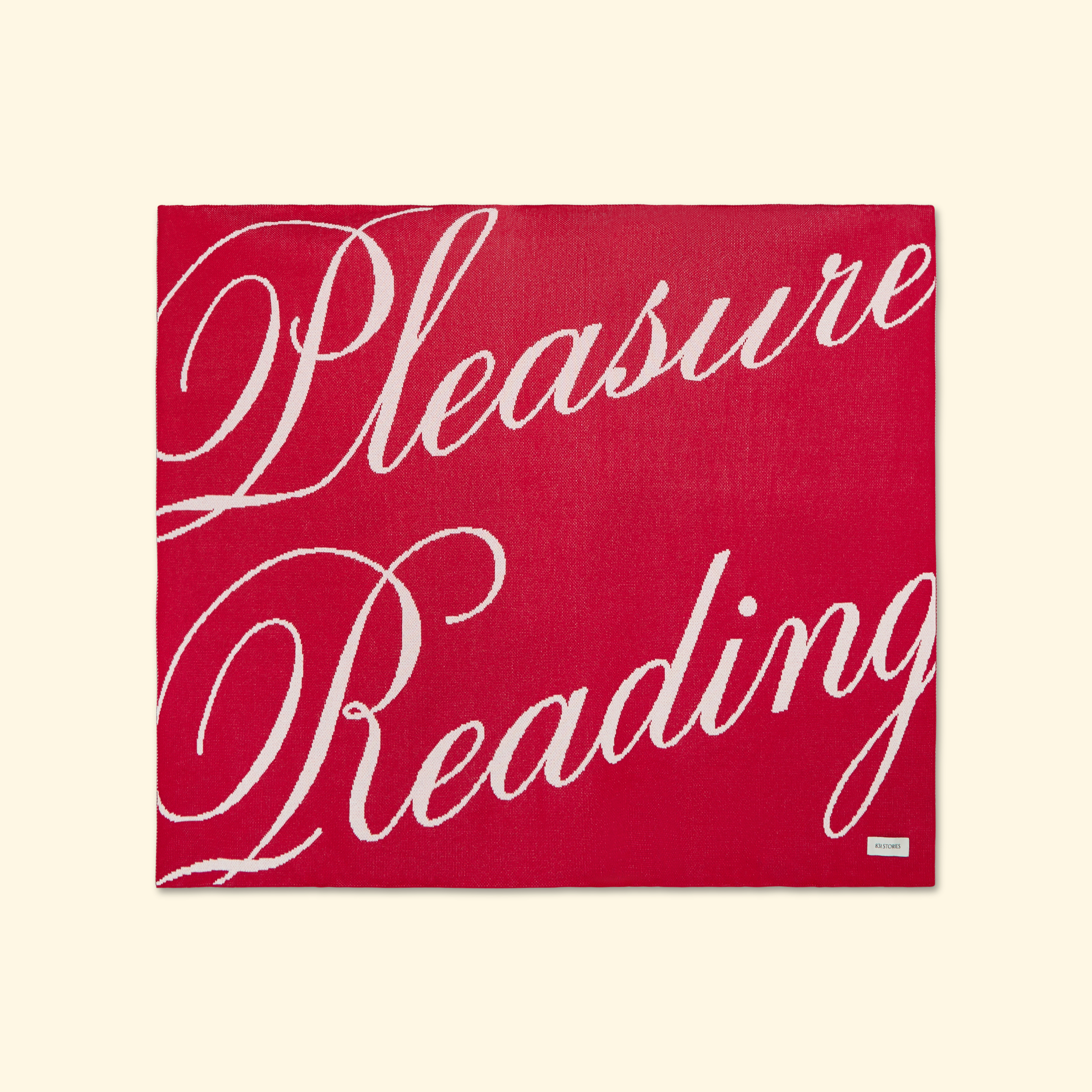 Pleasure Reading Knit Blanket